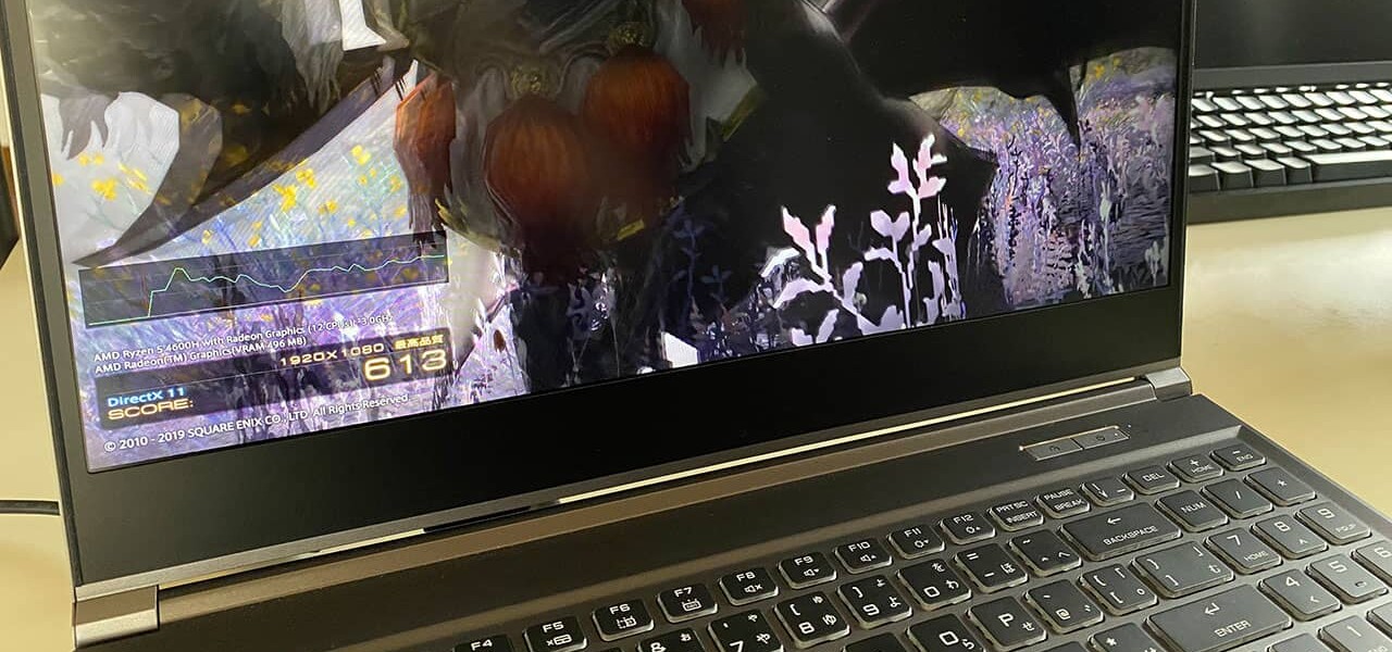 GALLERIAのゲーミングノートGR1650TGF-Tの使用レビュー | ガジェラボ GALLERIAのゲーミングノートGR1650TGF-Tの使用レビュー | ガジェラボ