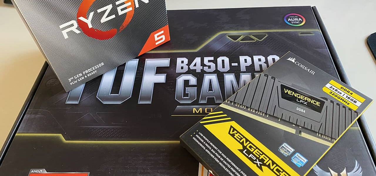 Ryzen5 3500 + ASUS TUF B450-PRO GAMING