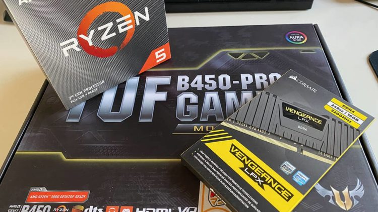 Ryzen5 3500 + ASUS TUF B450-PRO GAMING