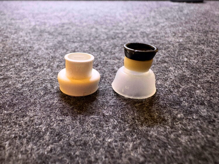 Airpods Pro2 と3のイヤーチップ比較