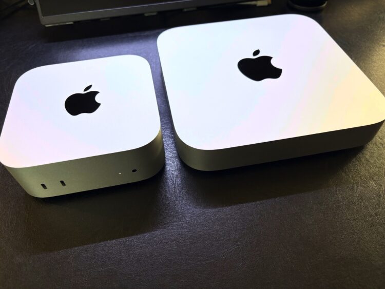 M2 Mac miniとM4 Mac miniの比較