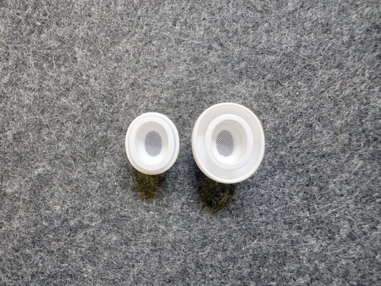 Airpods Pro 3イヤーピース XXSとMの比較