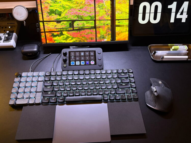 Spigen レザーデスクマット マウスパッドとして使用