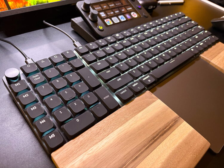 Keychronロープロファイルキーキャップの装着レビュー
