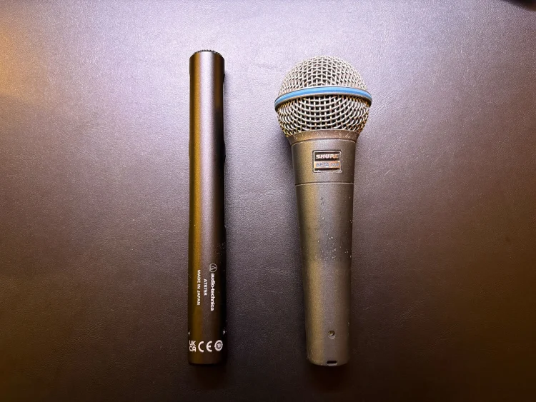 SHURE BETA58Aとオーディオテクニカ AT875Rの比較