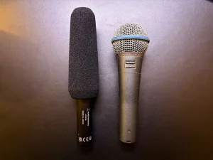 SHURE BETA58Aとオーディオテクニカ AT875Rの比較
